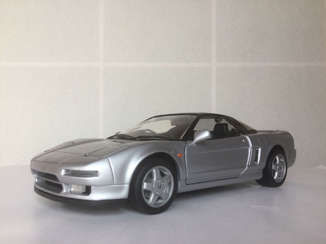 京商　ホンダ　NSX ミニカー　シルバー　1/18