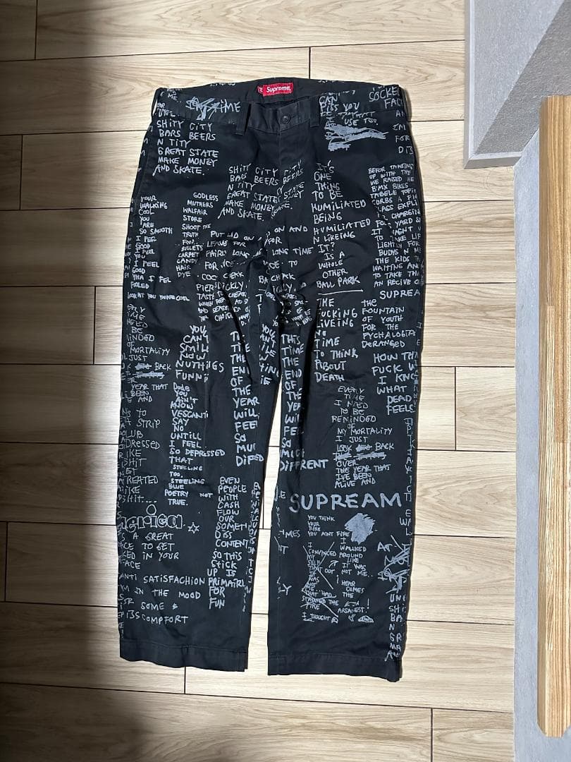 SUPREME Gonz Poems Chino Pant 34インチ