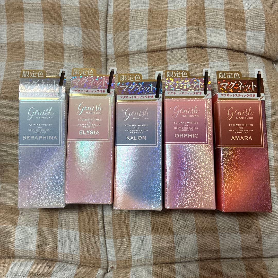 Genish ネイルカラーセット 5色 ジーニッシュ マニキュア
