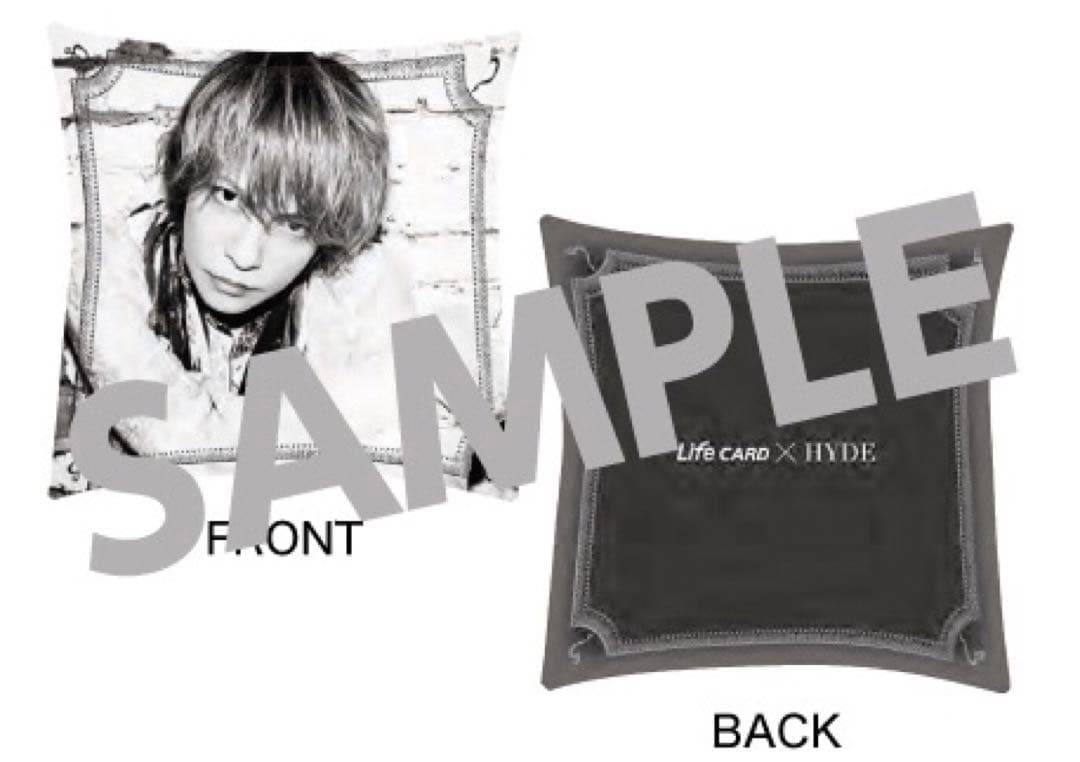 HYDE クッション ライフカード 2点セット