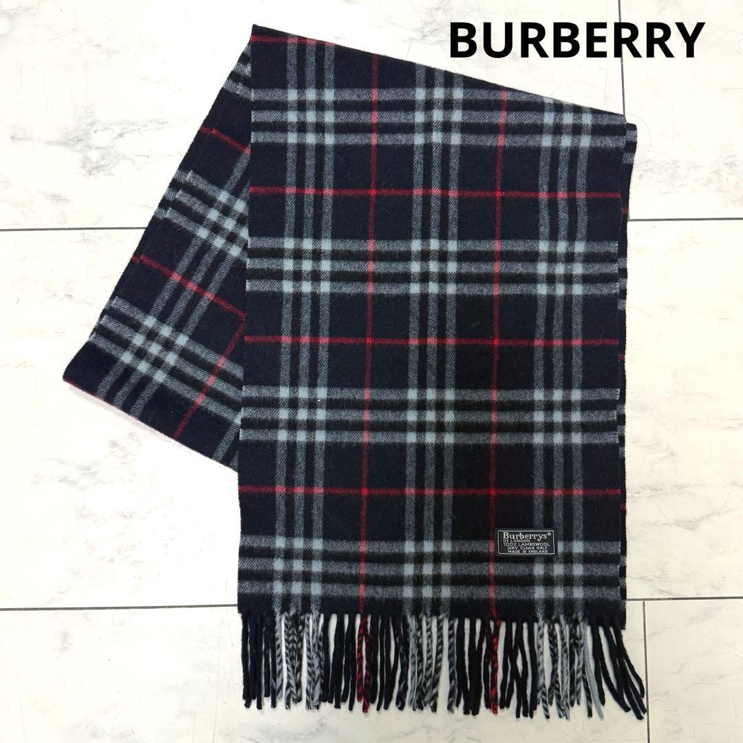 BURBERRY バーバリー　100% ラムウール　ノバチェック　マフラー