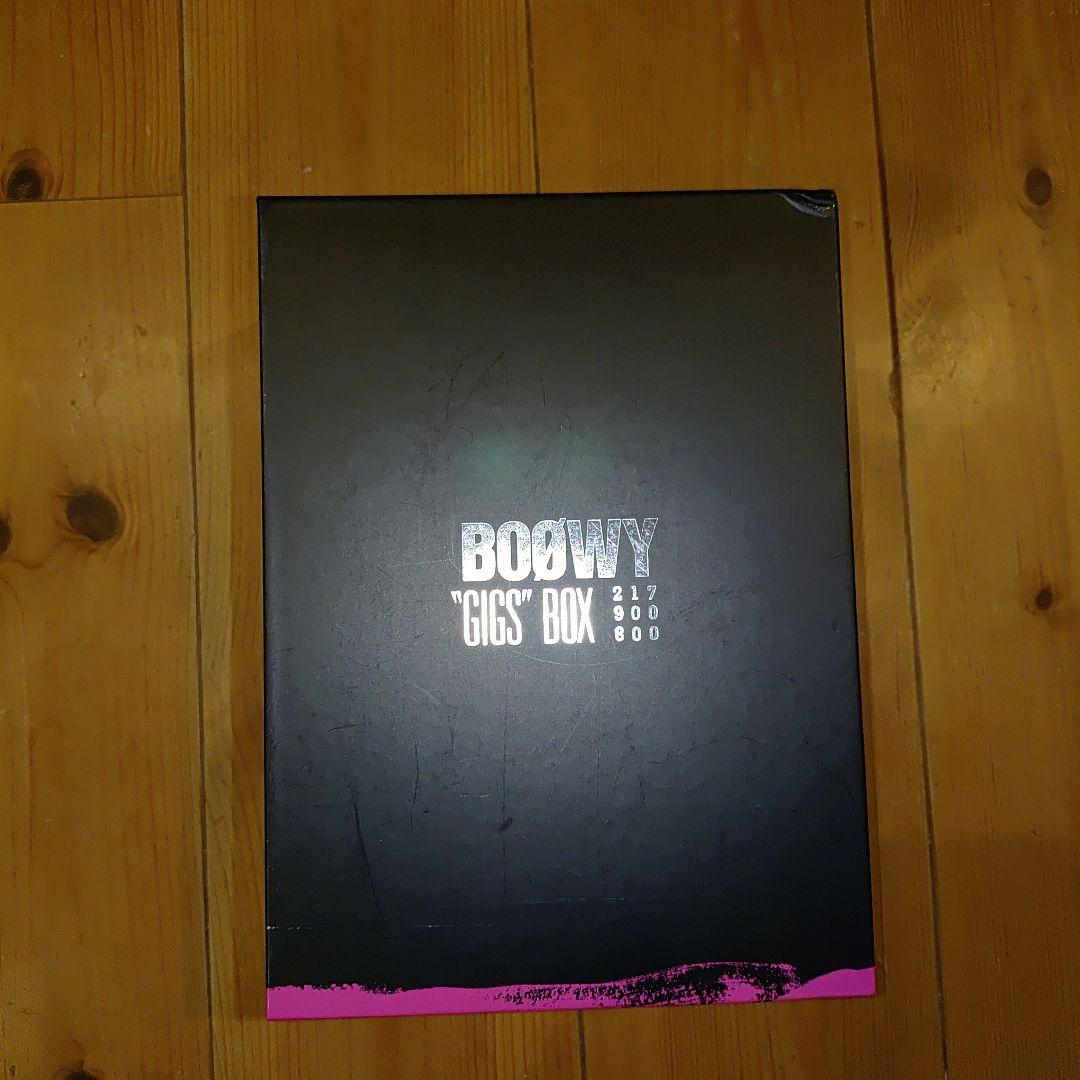 【限定】BOOWY DVD 8枚セット 限定豪華BOX 完 GIGS BOX