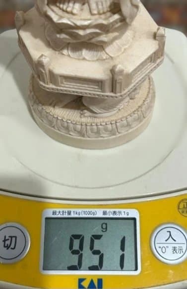 ナリトラ　東洋彫刻 古龍作 観音像 高さ約30.5cm