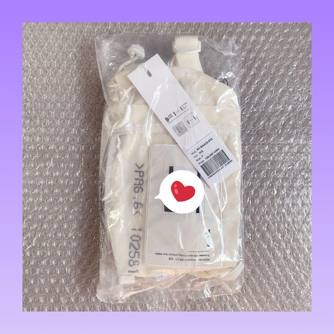 BTS ホソク RECODE ミニバック　新品未開封