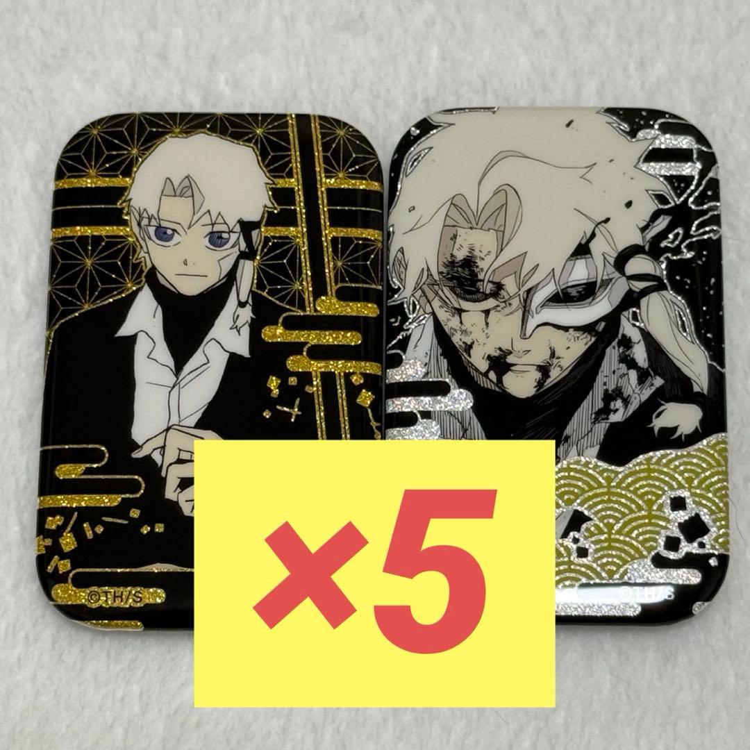 カグラバチ　漣伯理　スクエア缶バッジ　蒔絵風　ジャンプフェスタ　JF2026