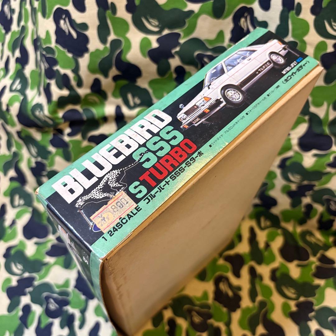 マルイ1/24 ブルーバード SSS-S ターボ ホワイトボディー ニッサン