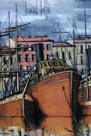 ベルナール・ビュッフェ,Saint-Tropez,le quai Suffren