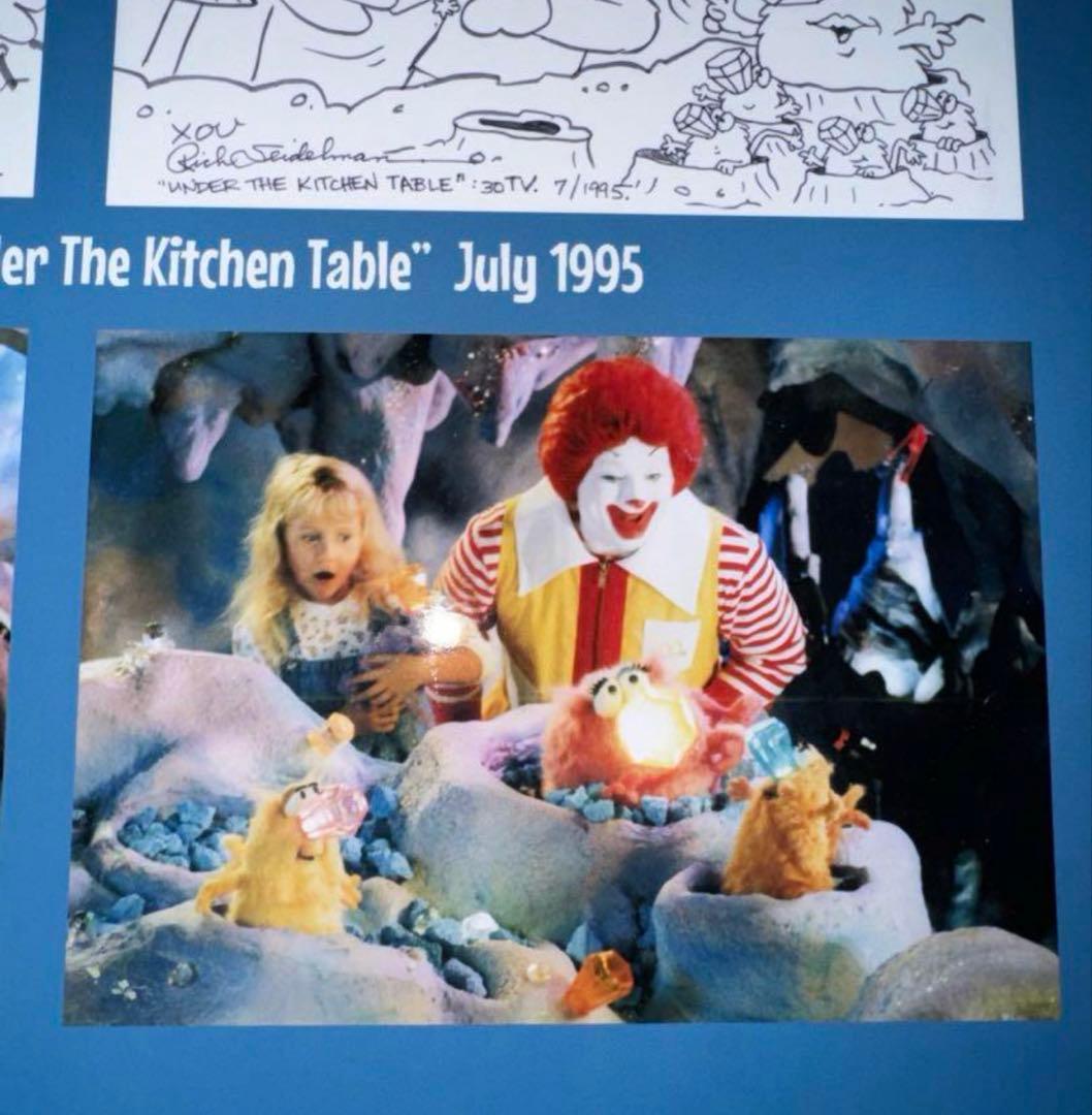 アメリカ マクドナルド ヴィンテージ ディスプレイ ストーリーボード 絵コンテ