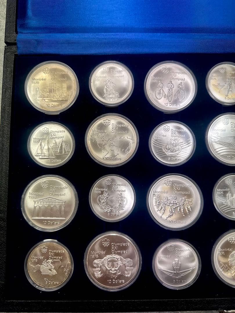 1976年 カナダ モントリオール オリンピック 記念 銀貨 28枚セット