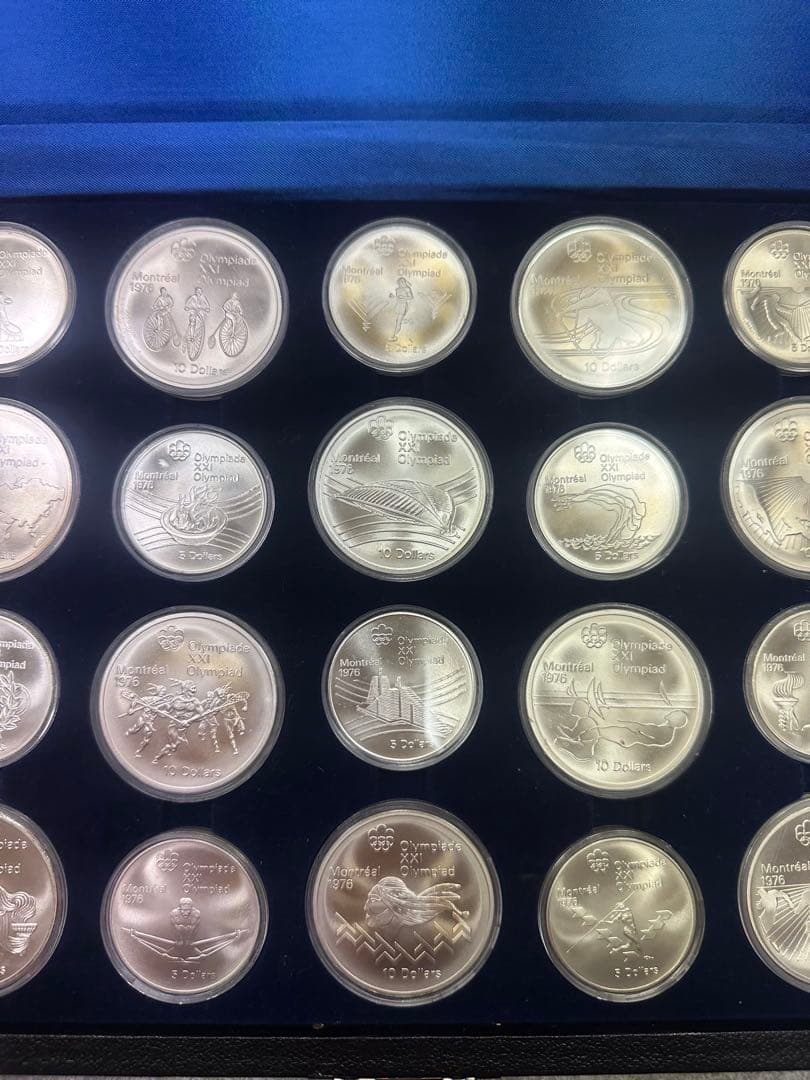 1976年 カナダ モントリオール オリンピック 記念 銀貨 28枚セット