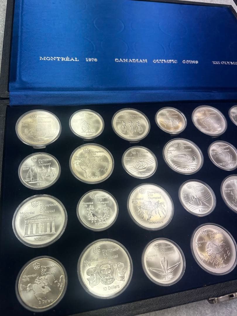1976年 カナダ モントリオール オリンピック 記念 銀貨 28枚セット