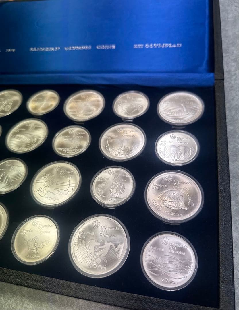 1976年 カナダ モントリオール オリンピック 記念 銀貨 28枚セット