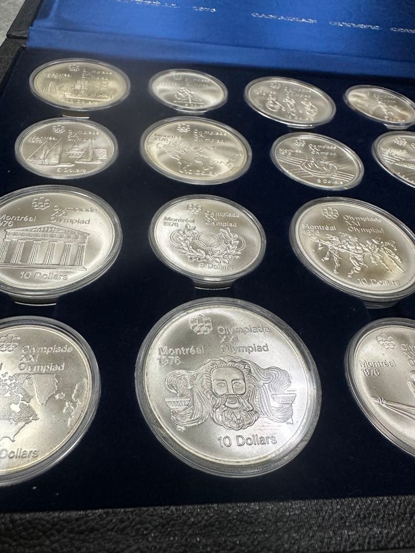1976年 カナダ モントリオール オリンピック 記念 銀貨 28枚セット