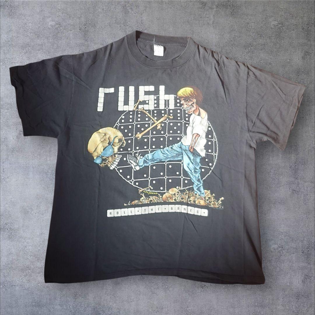 90s　1991年　RUSH　PUSHEAD　Tシャツ　ラッシュ　USA古着