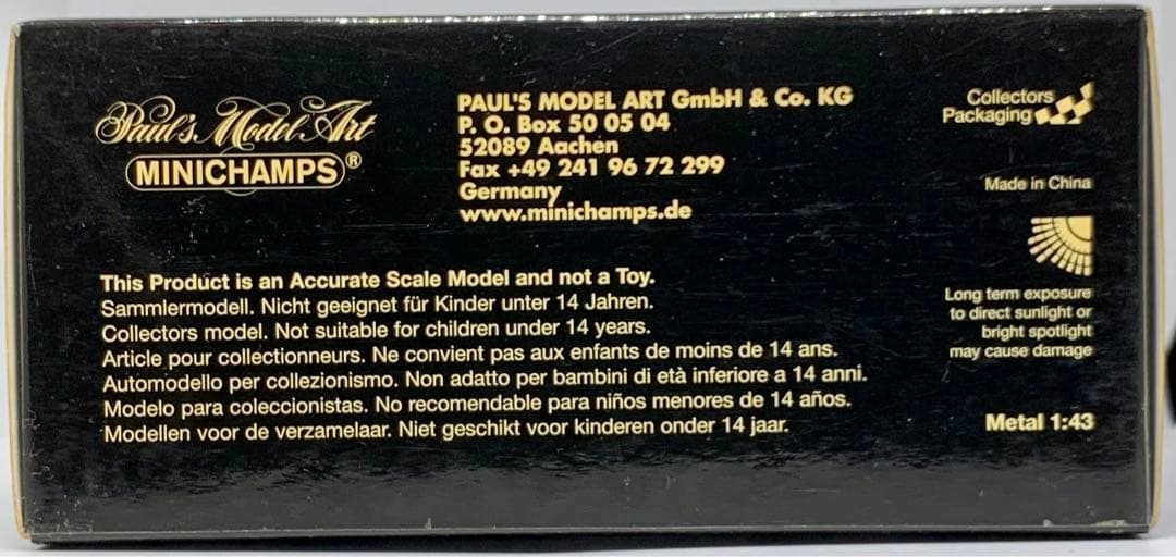 ミニチャンプス メルセデス・ベンツ 190E 1964 1/43 W201