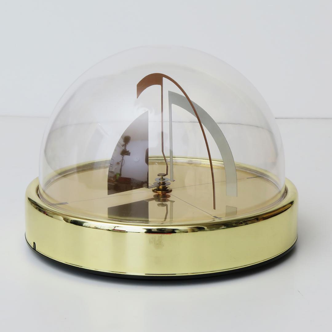 希少 日本製 CUPSULE CLOCK ポストモダン置時計 キネティックアート