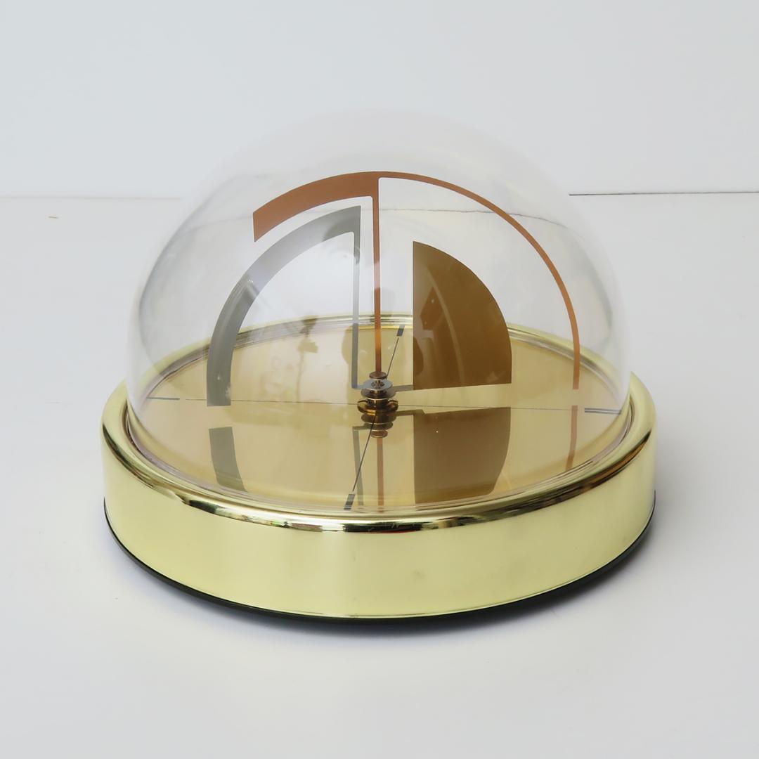 希少 日本製 CUPSULE CLOCK ポストモダン置時計 キネティックアート