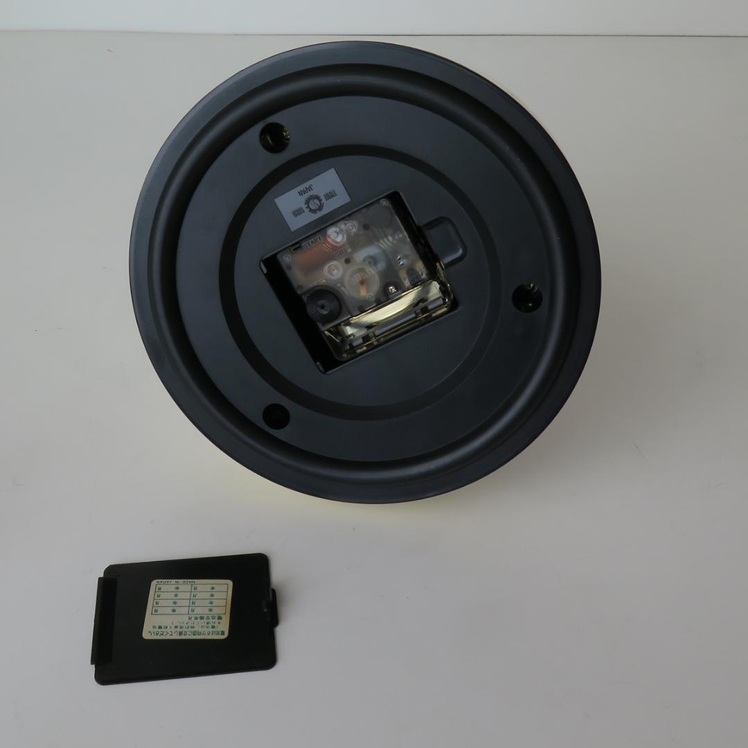 希少 日本製 CUPSULE CLOCK ポストモダン置時計 キネティックアート