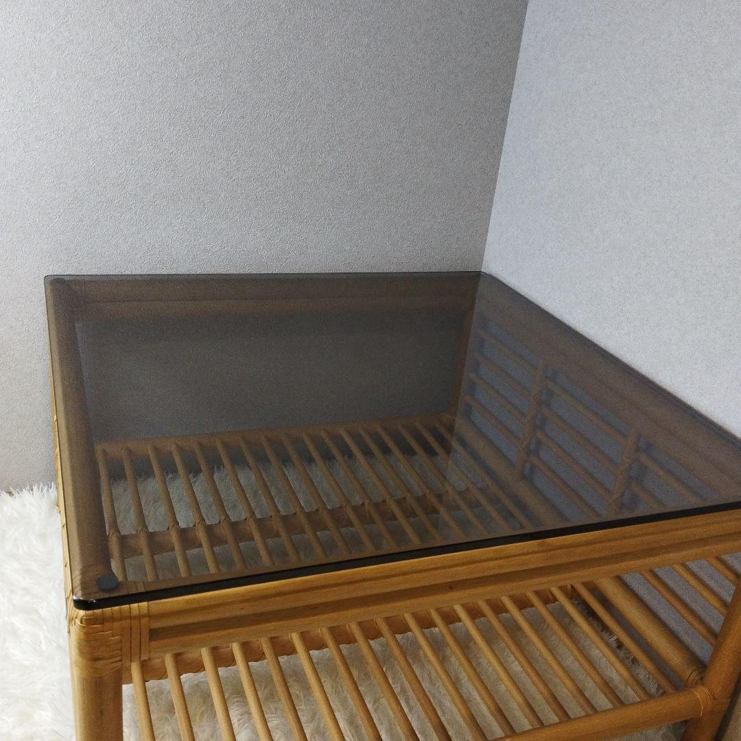 未使用級　カサブランカ　CADENZA カデンザ　センターテーブル　高級　ラタン