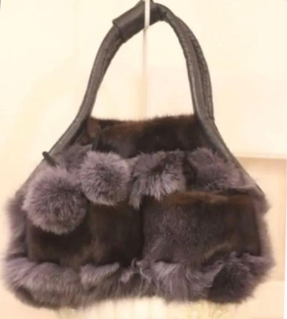 リアルファー マシュマロ バッグ