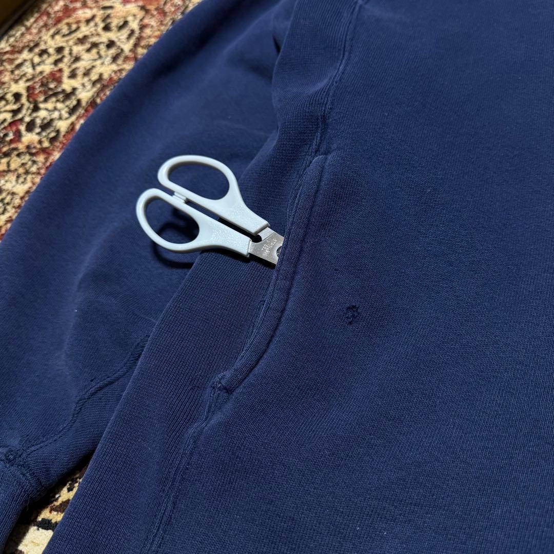 希少 90s russell athletic ラッセル フーディー XL 紺