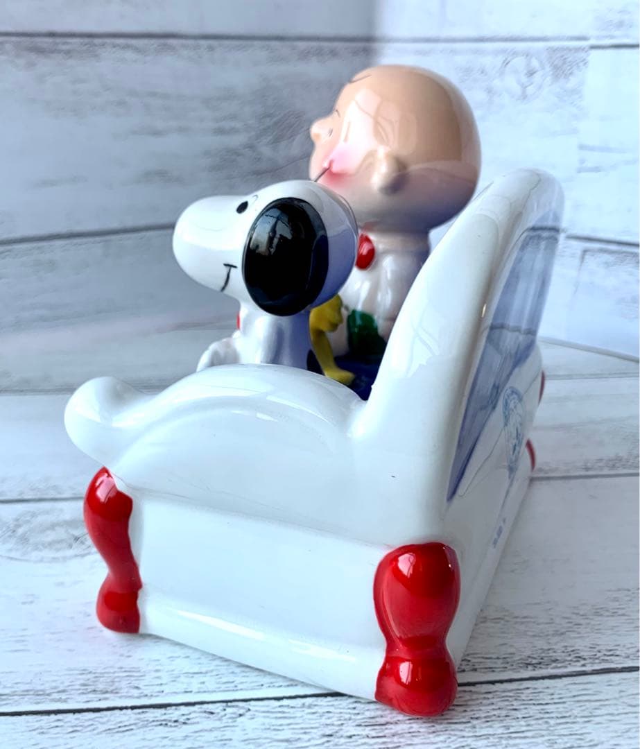 レア　美品　willitts スヌーピー 40周年 陶器 オルゴール