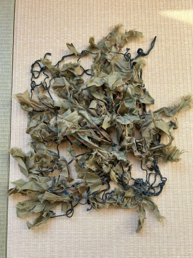 【1点限定】陸上自衛隊　偽装網チョッキ及びヘルメット用偽装網