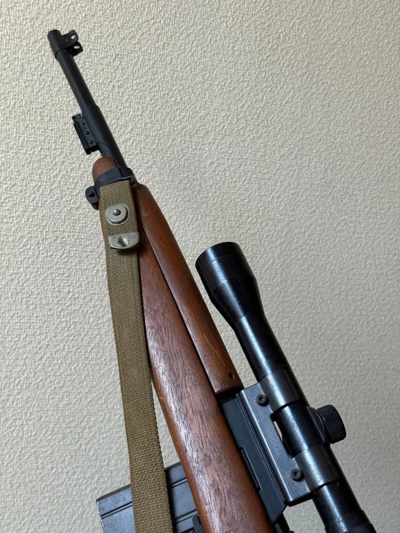 スコープ付き MGC M1カービン リアルウッド スリング オイラー モデルガン