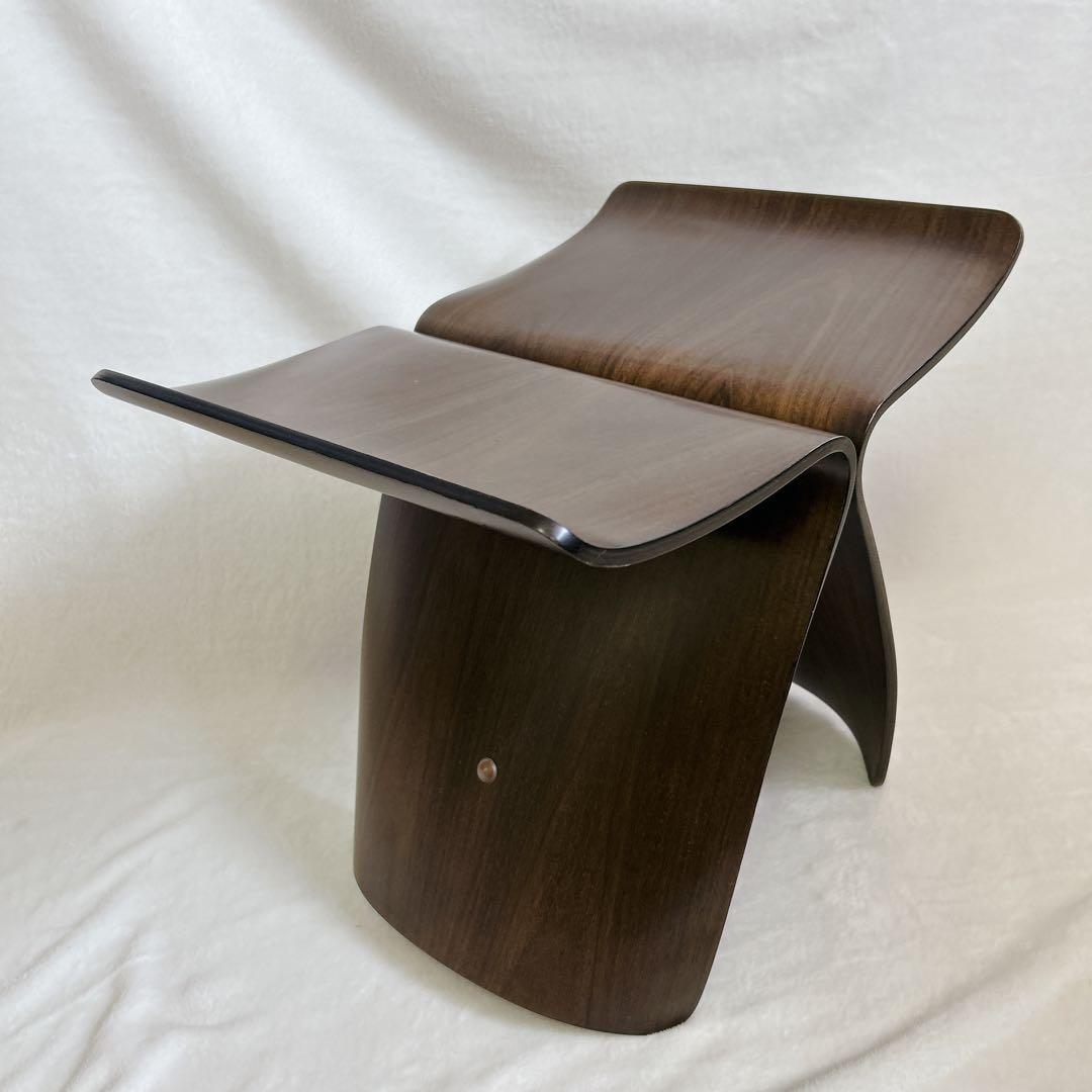 天童木工　バタフライスツール ローズウッド板目(ST色) 柳宗理