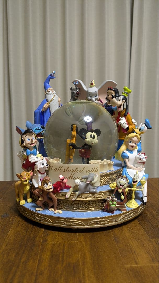 d*7様 Disney ディズニー ミッキー スノードーム オルゴール