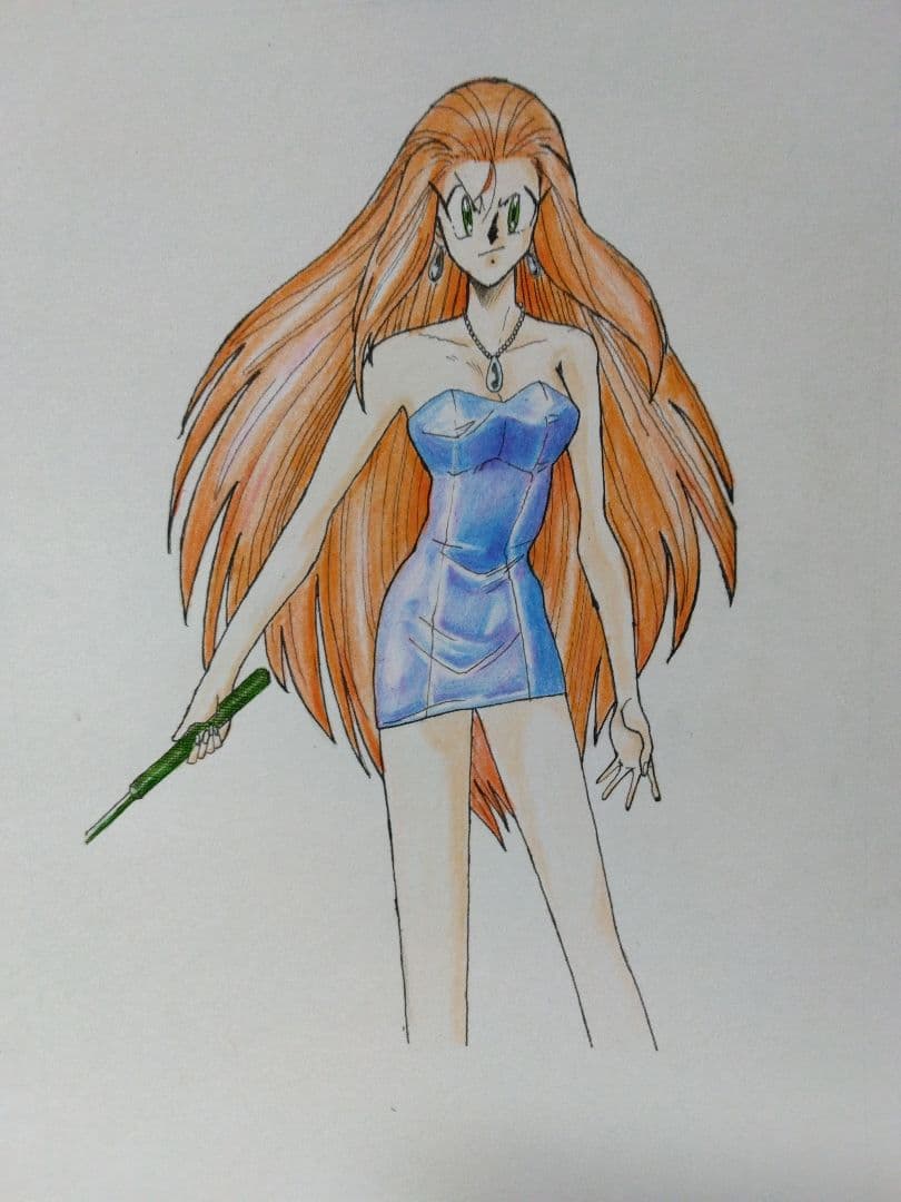 オリジナルアニメキャラクターイラスト