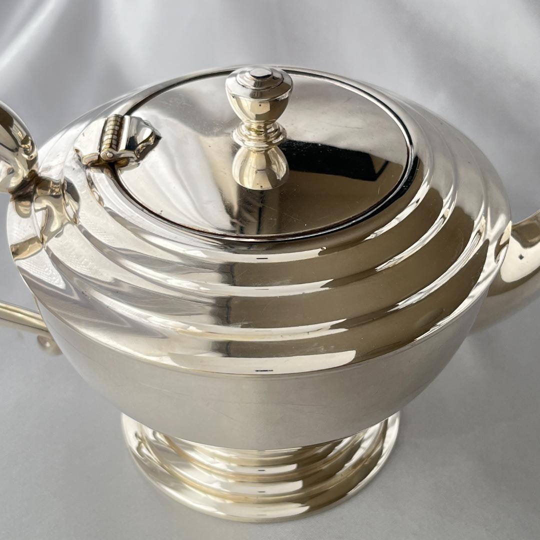 【SILCRAFT】 アール・デコ ティーサービス 4点 ティーポット