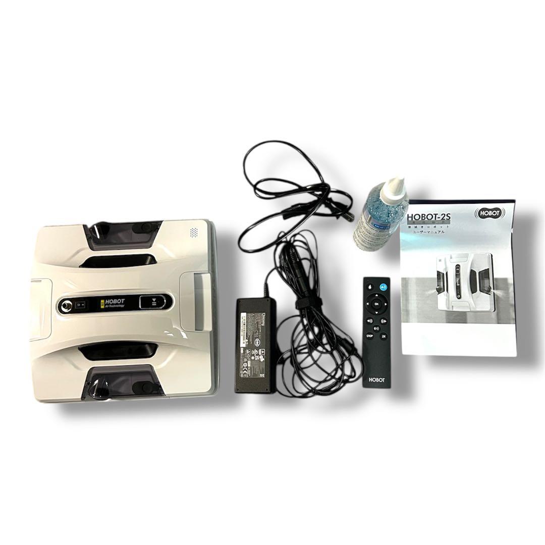 HOBOT-2S 自動窓掃除ロボット　デュアル超音波スプレー搭載