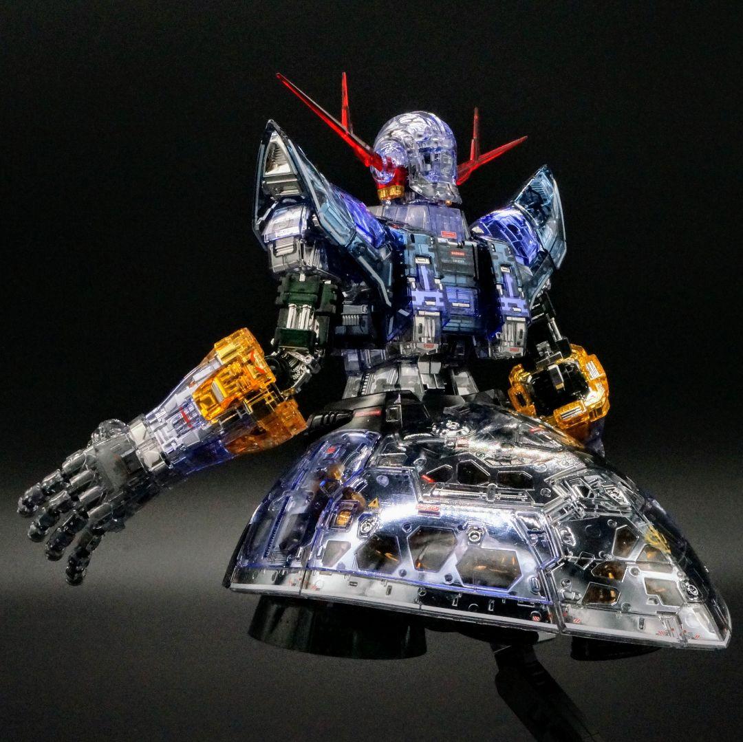 完成品【メッキ仕様】RG ジオング メカニカルクリア 限定 ガンダム 全塗装