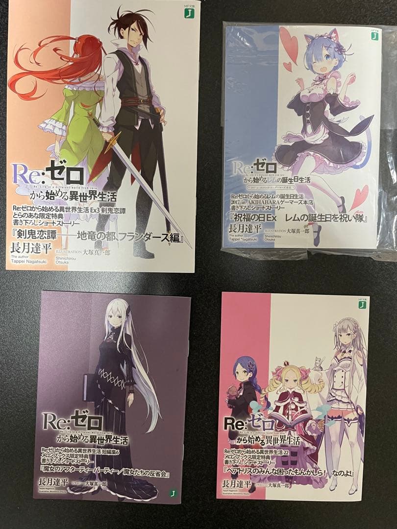 け*い様 リゼロ Re:ゼロから始める異世界生活 特典 リーフレット 23冊 と