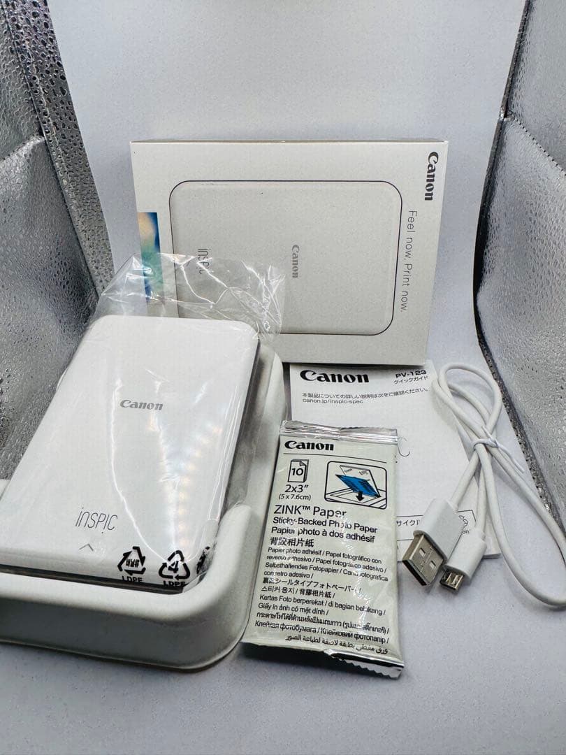 美品Canon PV-123 ミニプリンターiNSPiC