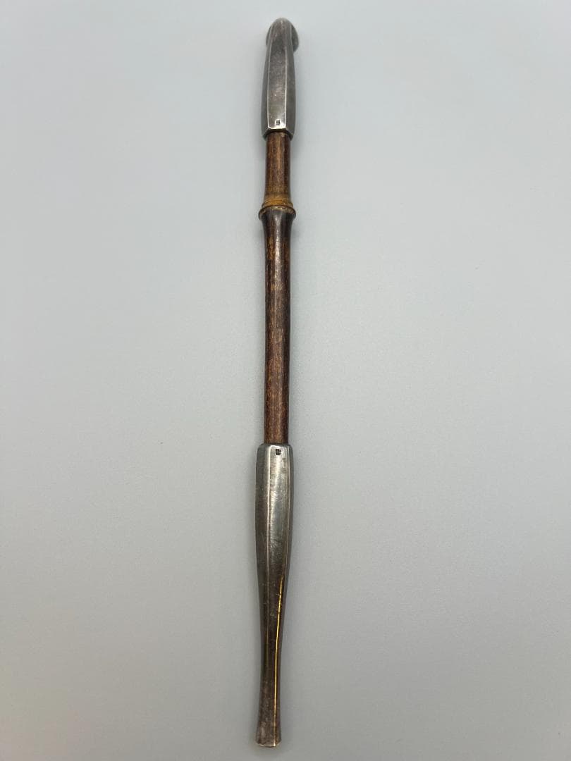 【海】純銀煙管　キセル　純刻印　銀細工　アンティーク　重量約44g