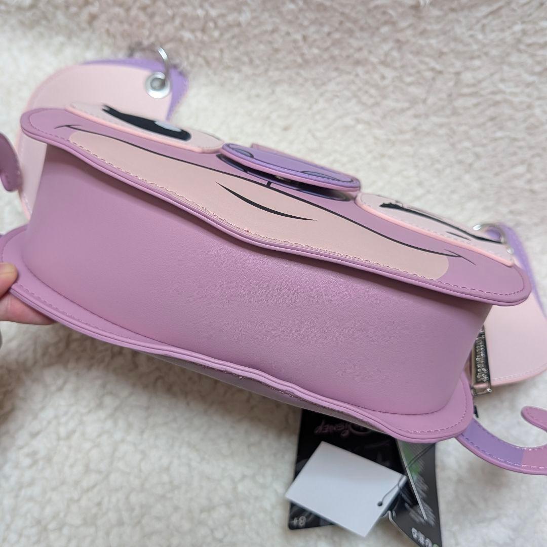 エンジェル ショルダーバッグ ラウンジフライ スティッチ 香港ディズニーランド