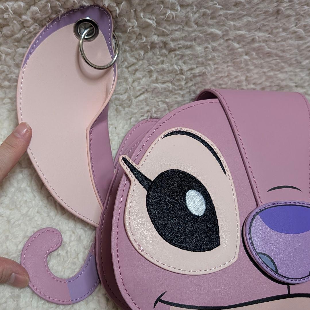 エンジェル ショルダーバッグ ラウンジフライ スティッチ 香港ディズニーランド