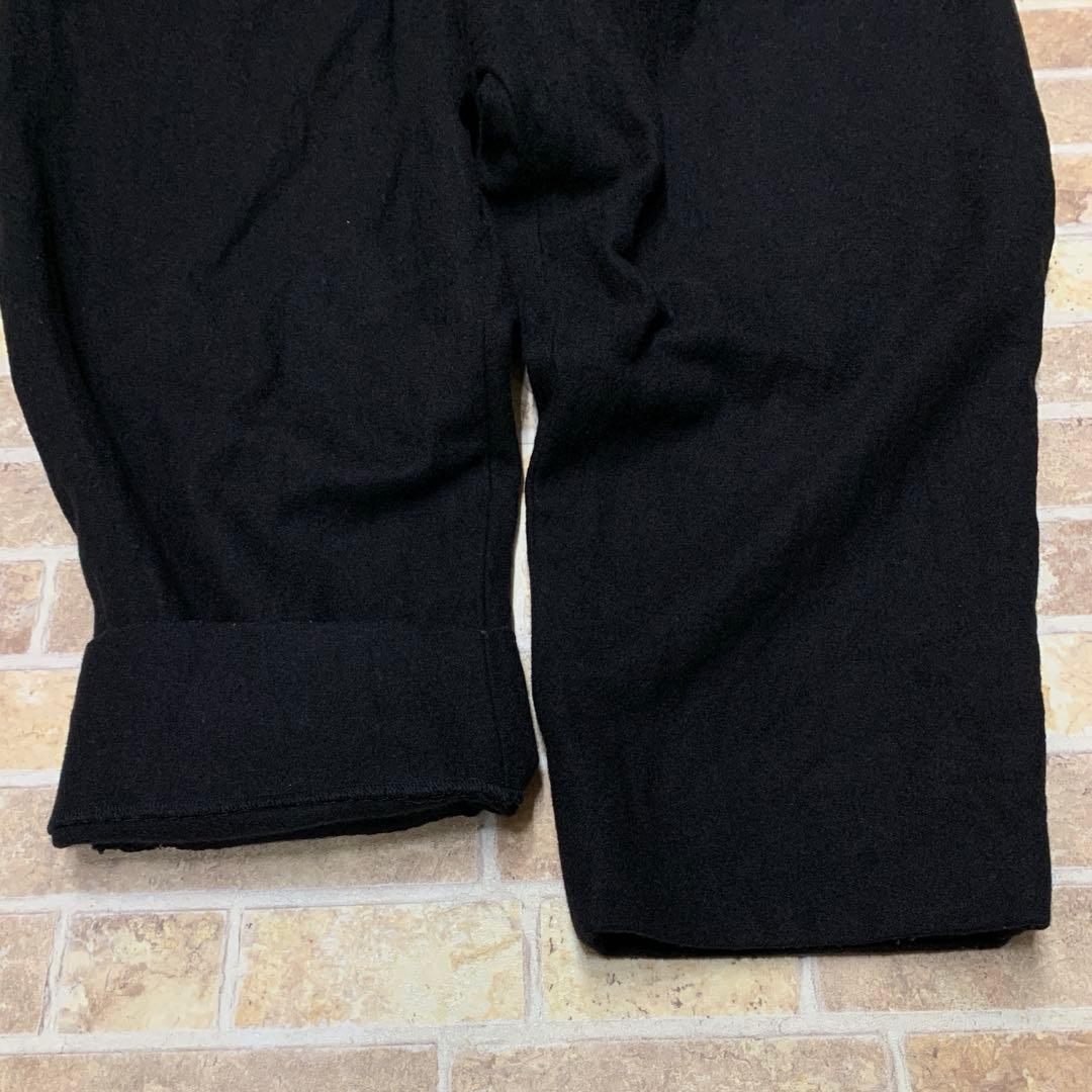 コムデギャルソン オム 19AW ウール フラノ2タック サルエル パンツ