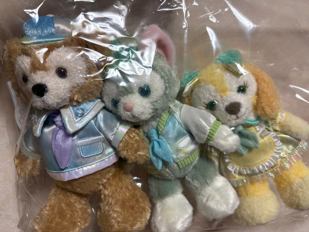 ダッフィー＆フレンズ 20周年：カラフルハピネス ポージープラッシー6体セット