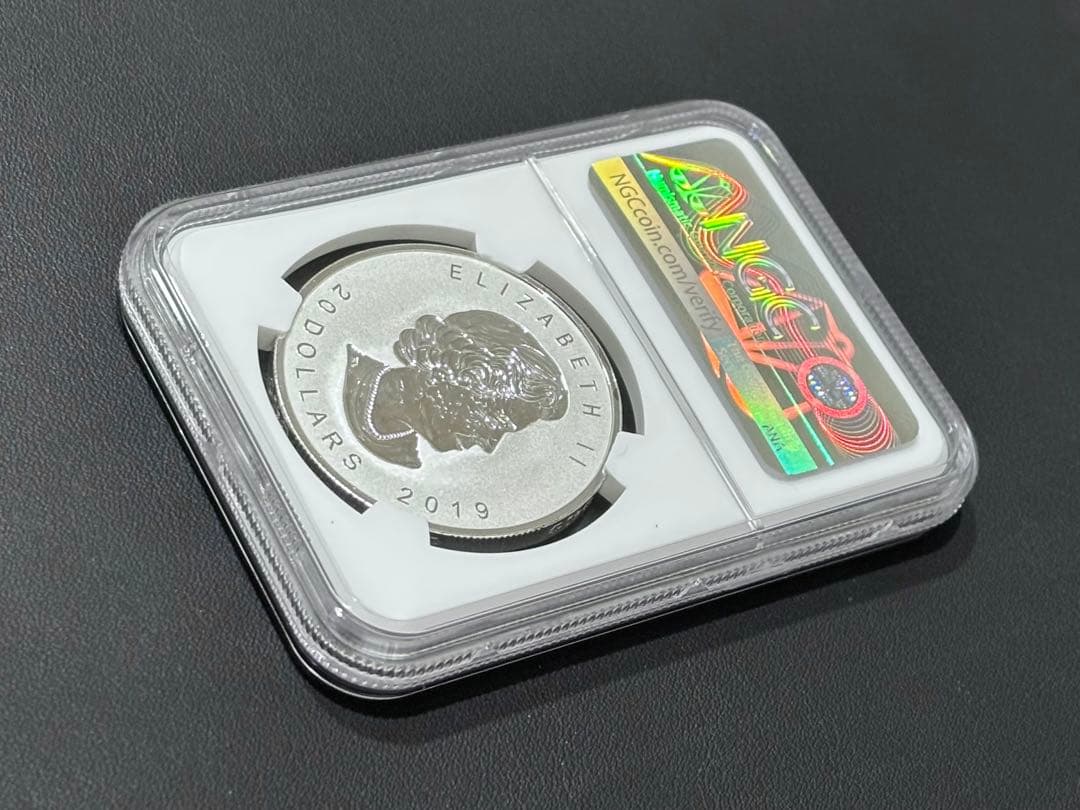 か*ず様 メイプルリーフ金貨発行40周年 20ドル銀貨 1oz