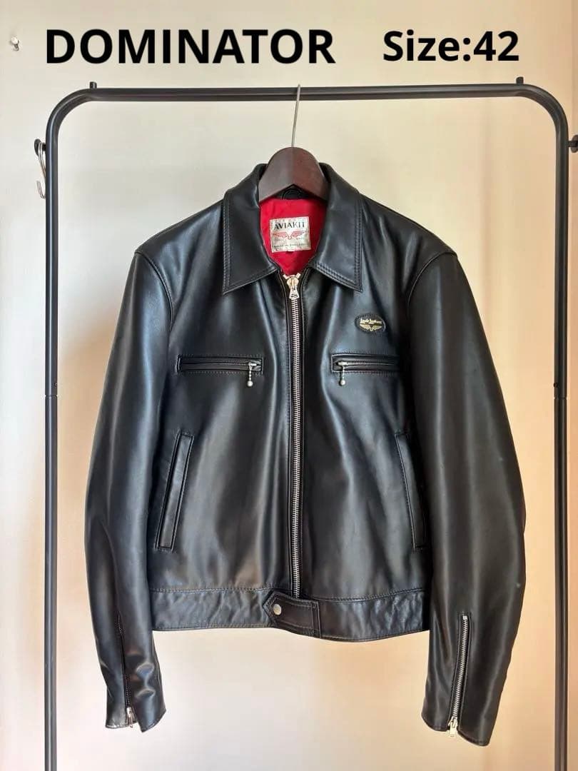 ぶ*ょ様 美品 ルイスレザー DOMINATOR カウハイド 551 希少42