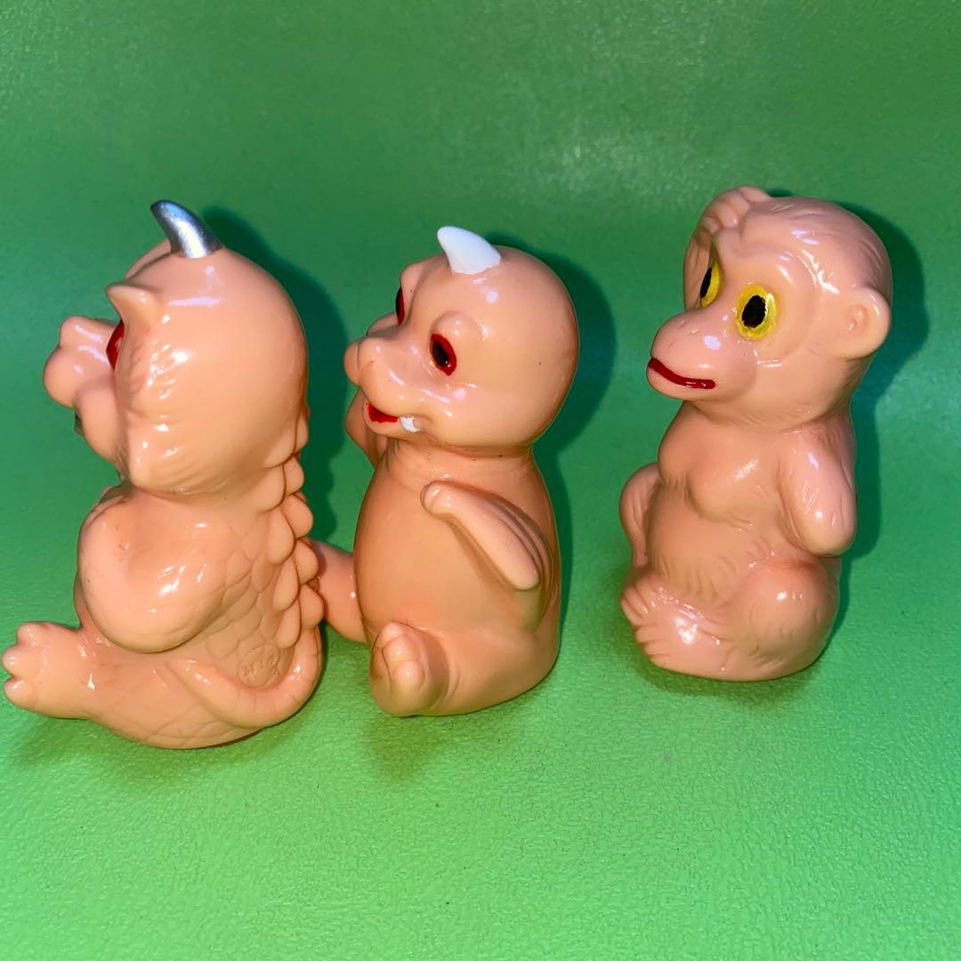 ソフビ★限定版★M1号★ウルトラQ★マルサン★復刻版★肌色成形★3体セット販売