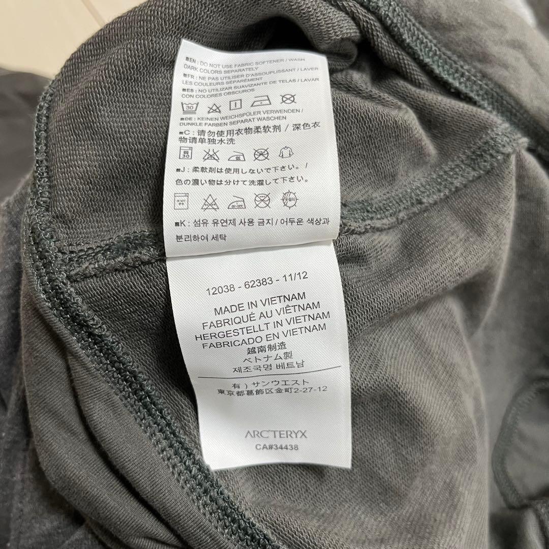 ARC’TERYX アークテリクス　パーカー　グレー　XL