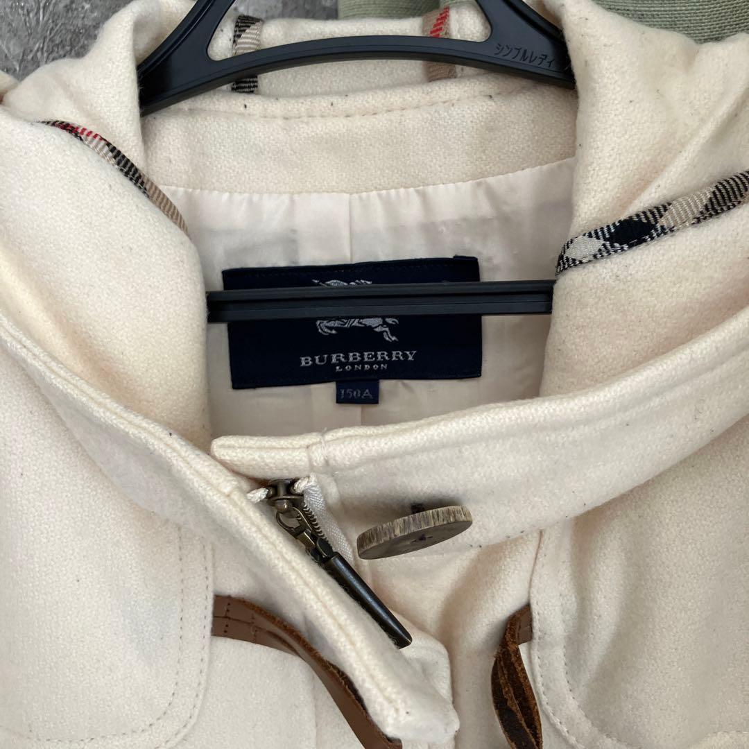 BURBERRY 150 アイボリーカシミヤウールコート