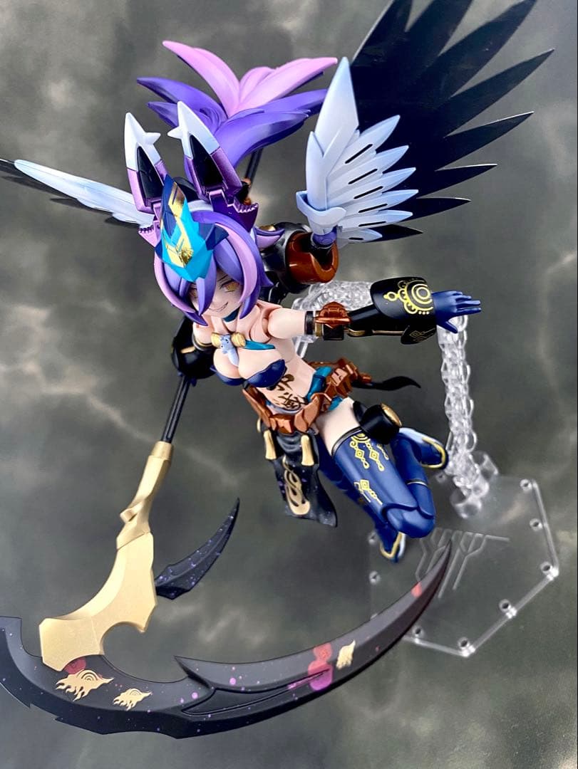 メガミデバイス　PUNI☆MOFU ラン［鴉天狗］塗装完成品