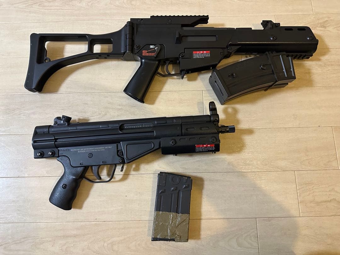 東京マルイ電動ガン、ガスブローバッグガン　6丁セット