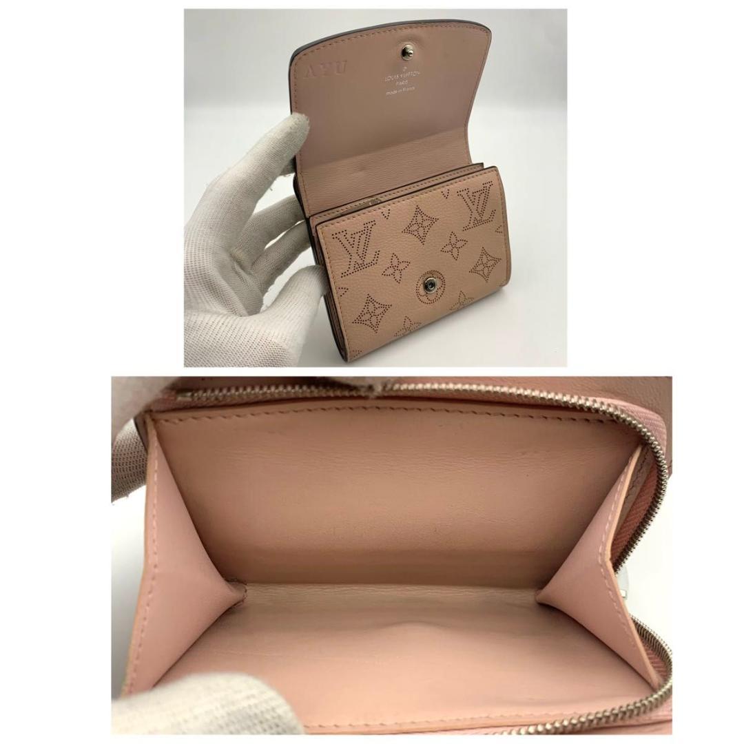 鑑定済み ルイヴィトン ポルトフォイユ イリス コンパクト 財布 小型 ピンク