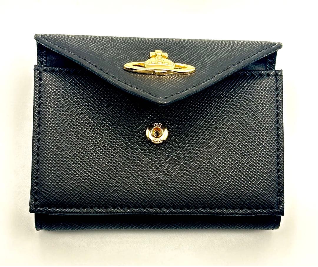 【新品★希少】Vivienne Westwood 三つ折り財布 黒 ブラック